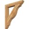 Ekena Millwork Funston Slat Rough Sawn Bracket, Western Red Cedar, 6"W x 44"D x 48"H BKT06X44X48FST06RWR - alternate 1